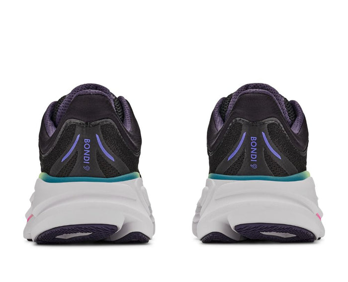 Hoka | Bondi 9 | Black / Neon Dragonfruit | Dames