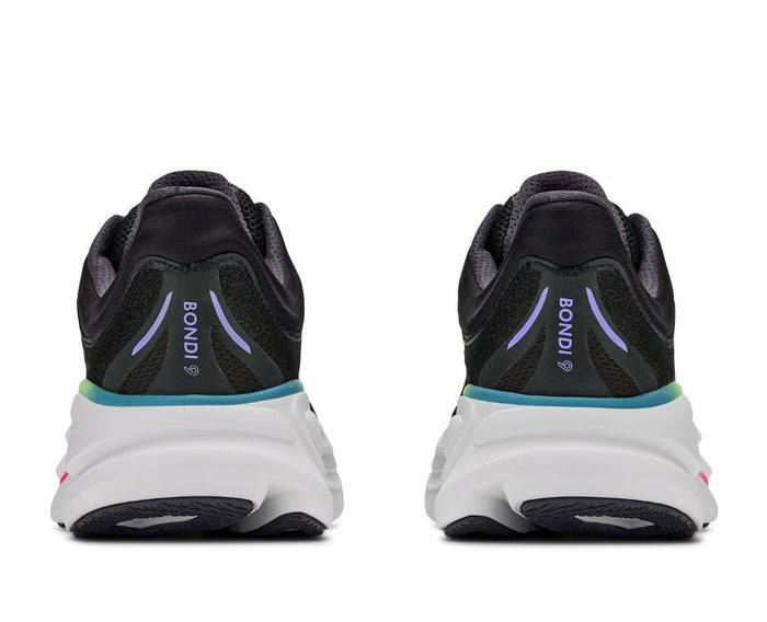 Hoka | Bondi 9 | Black / Neon Yuzu | Heren