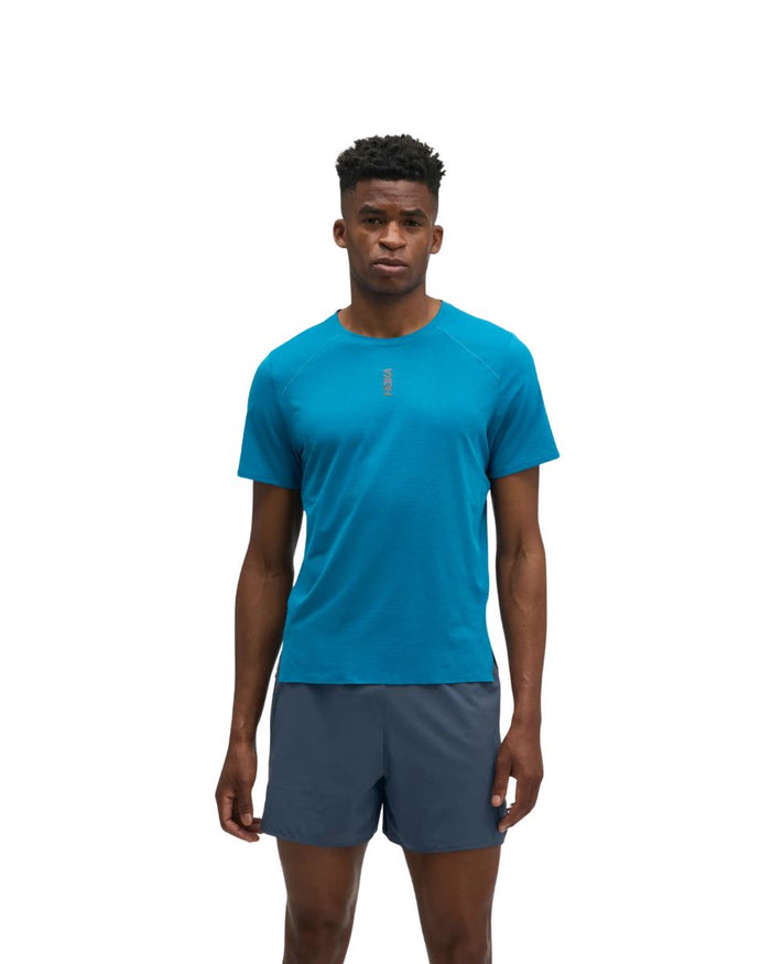 Hoka | EveryRun T-Shirt | Night Glow Blue | Heren