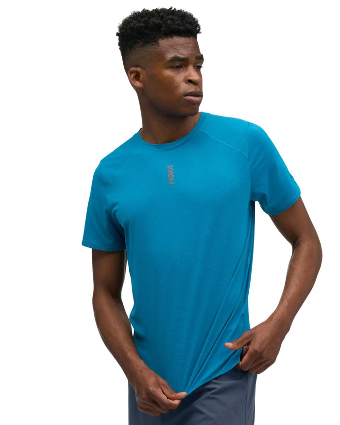 Hoka | EveryRun T-Shirt | Night Glow Blue | Heren