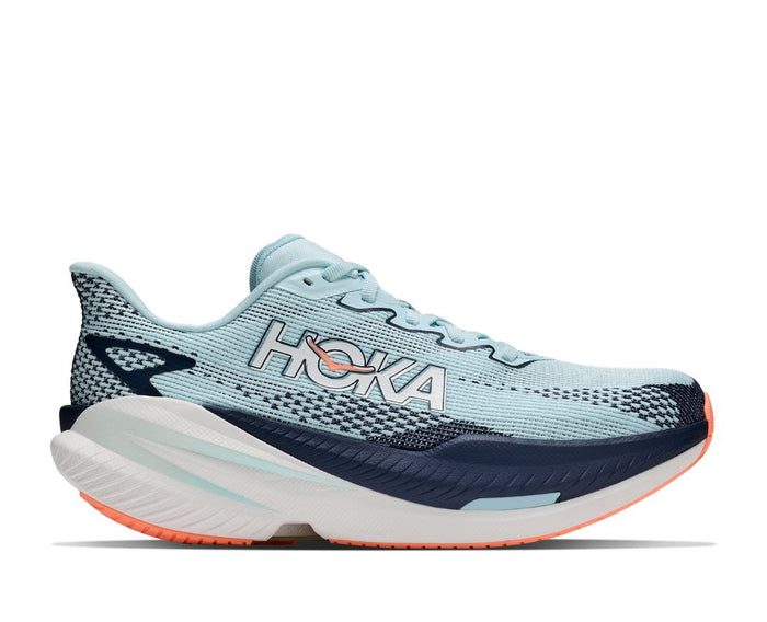 Hoka | Mach X3 | Glimmering Blue / Varsity Navy | Dames