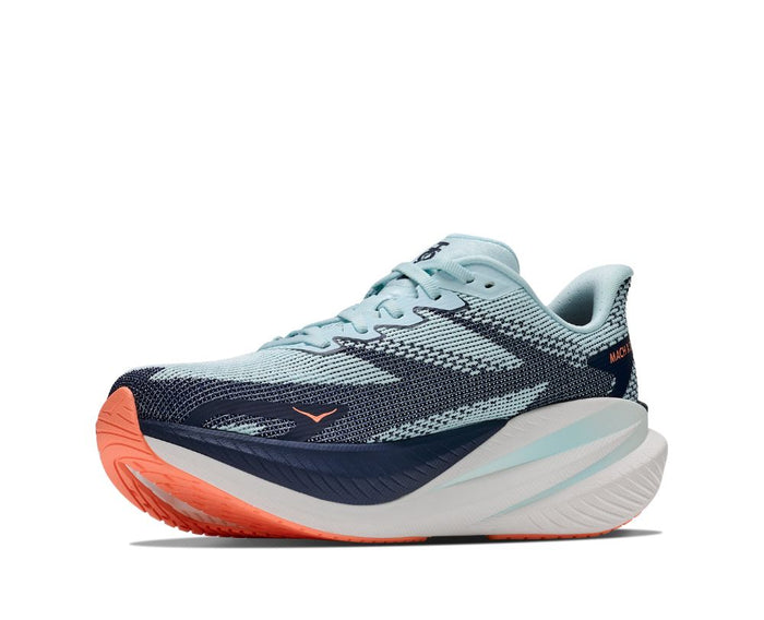 Hoka | Mach X3 | Glimmering Blue / Varsity Navy | Dames