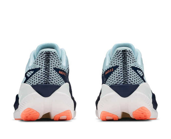 Hoka | Mach X3 | Glimmering Blue / Varsity Navy | Dames