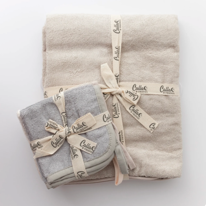 Hooded Bath Towel - Linen