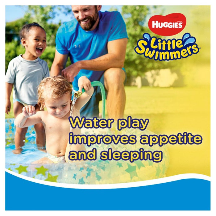 Huggies Little Swimmers, 12 Swim Nappies Size 2-3, 3-8kg