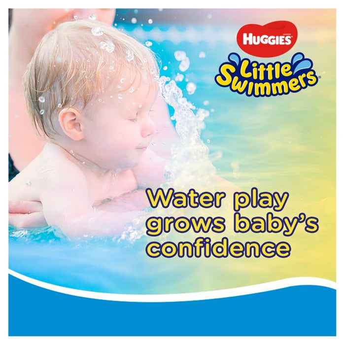 Huggies Little Swimmers, 12 Swim Nappies Size 2-3, 3-8kg