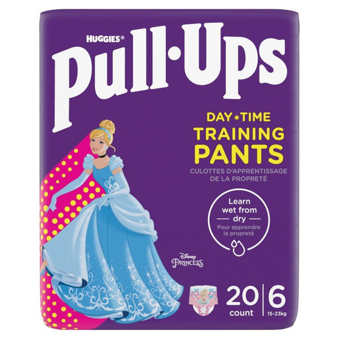 Huggies Pull Ups Trainers Day Girl Size 6 Nappy Pants 15-23kg 20 per pack