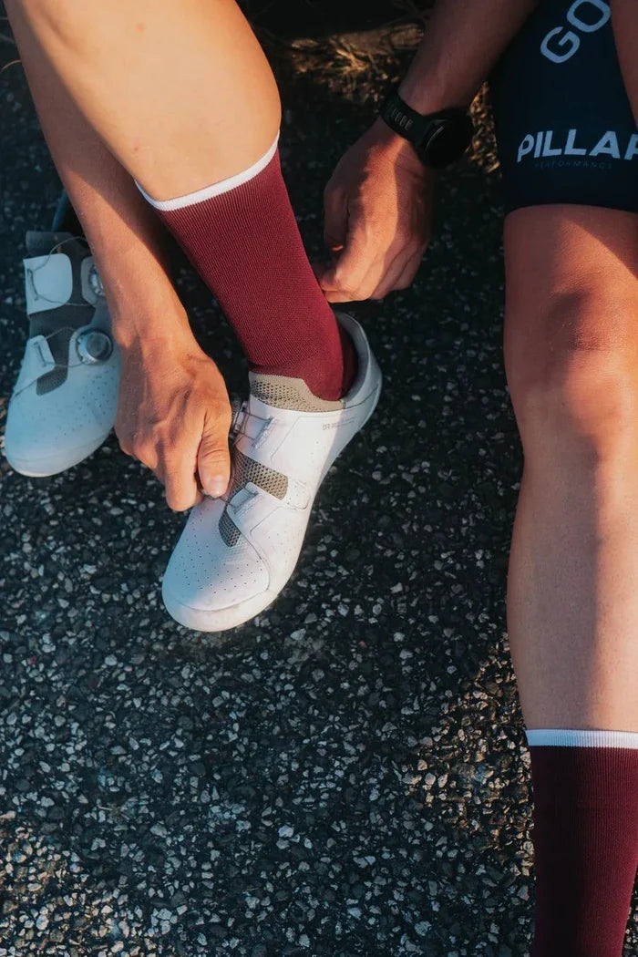 Incylence | Running & Cycling Pure Sock | Bordeaux
