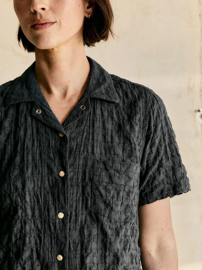i+w x richter goods dobby woven pearl snap Front Pocket