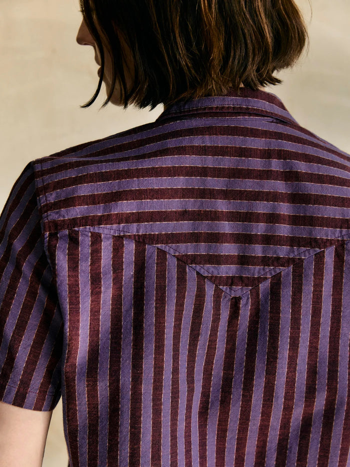 i+w x richter goods itajime stripe pearl snap back