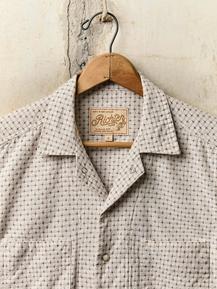 i+w x richter goods somerset pearl snap camp collar