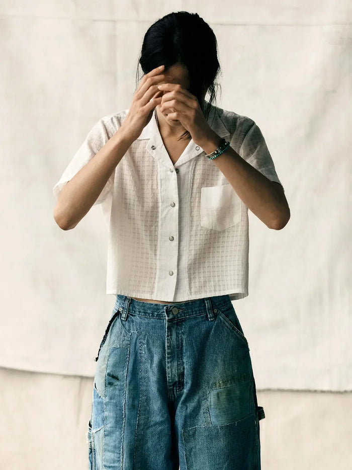 Richter  Goods + Immogene Willie Dobby White Shirt Women 06