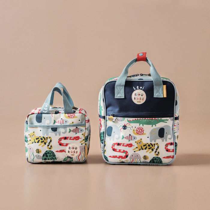 Just Bee Kids Animal Backpack and Lunch Bag Set