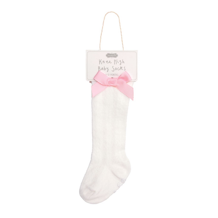 Knee High Socks - White