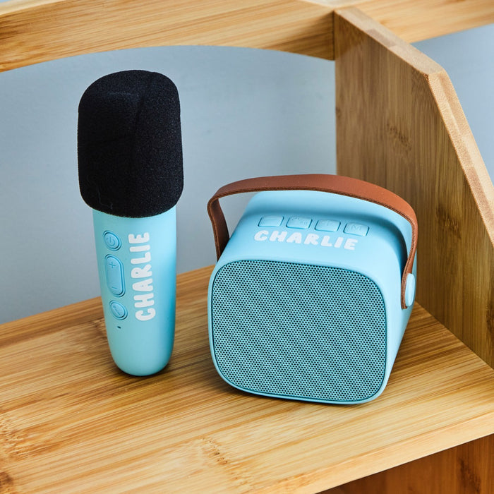 Lalarma Blue Karaoke Set with Microphone