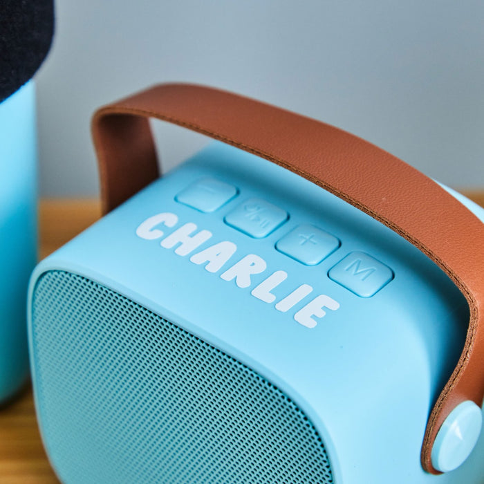 Lalarma Blue Karaoke Set with Microphone