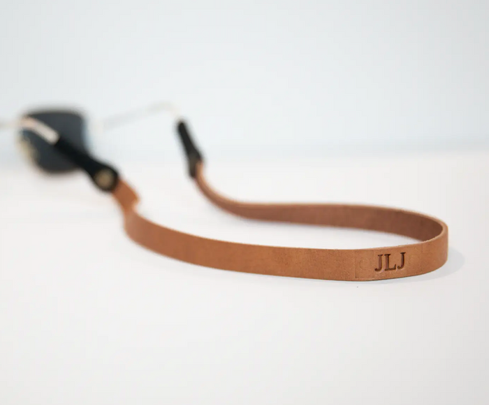 Leather Sunglass Strap -Lite Brown