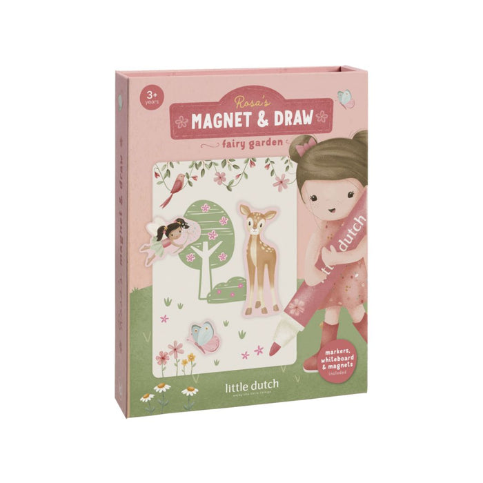 Little Dutch® Magnetic Activity Book Rosa Fairy Garden