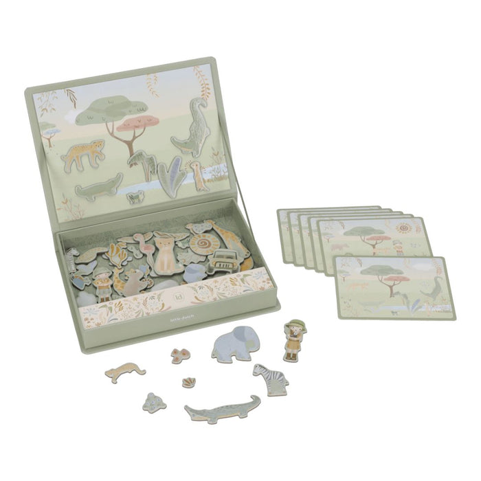 Little Dutch® Magnetic Puzzle Safari Friends – slika 2