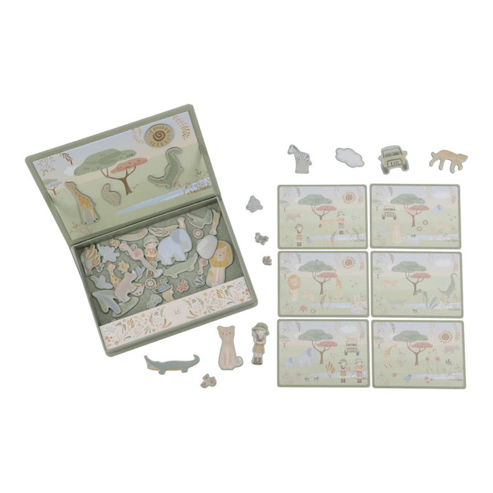 Little Dutch® Magnetic Puzzle Safari Friends – slika 3
