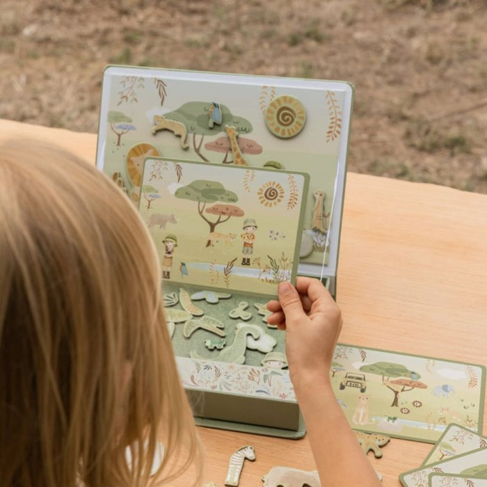 Little Dutch® Magnetic Puzzle Safari Friends – slika 5