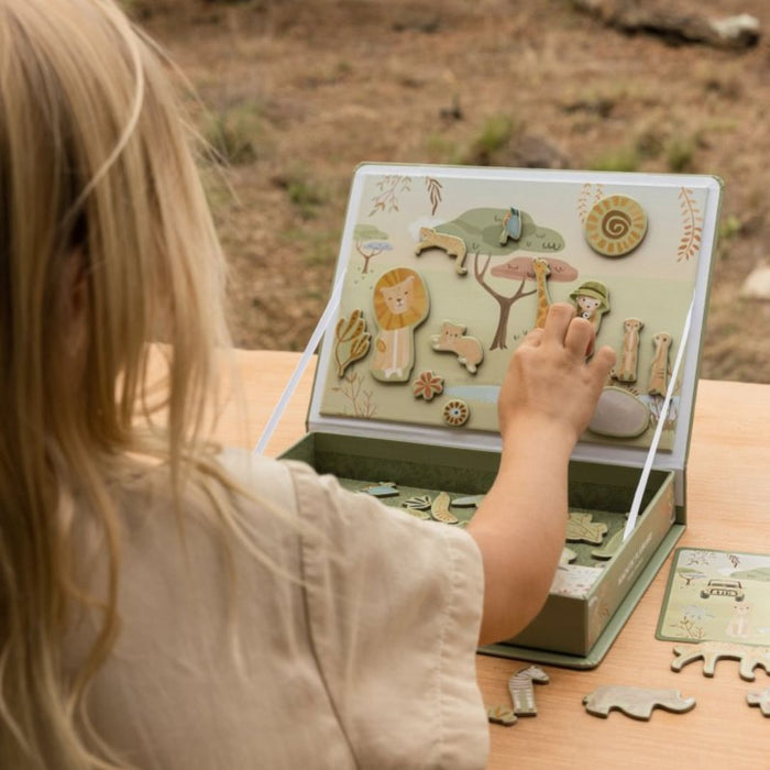 Little Dutch® Magnetic Puzzle Safari Friends – slika 6