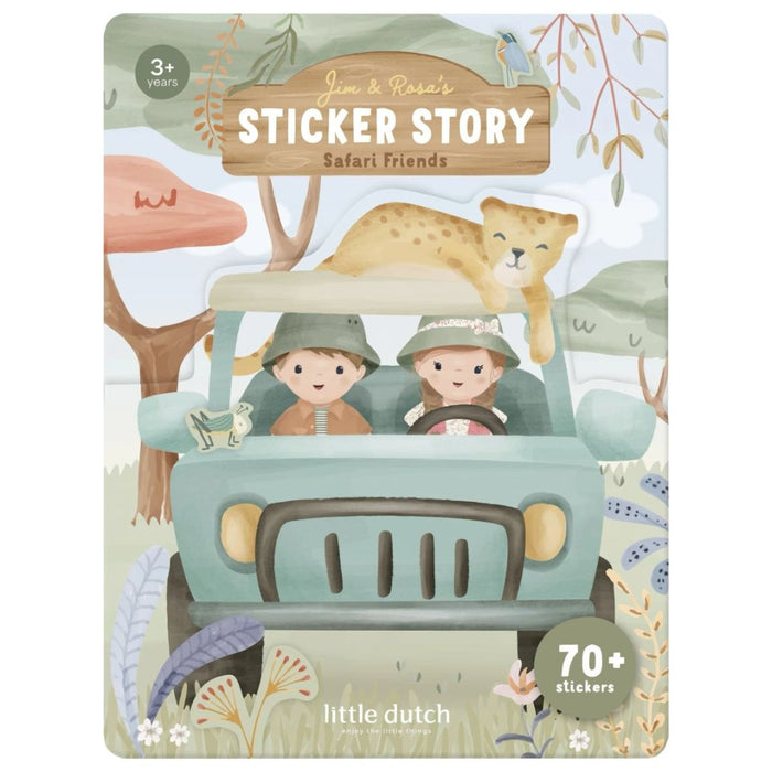 Little Dutch® Sticker Book Safari Friends