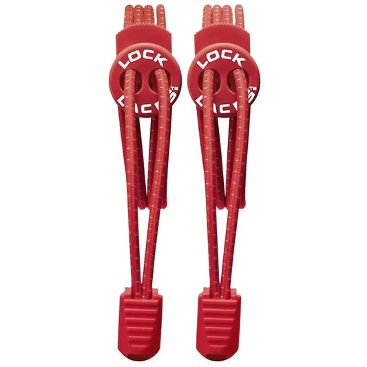 Lock Laces | Elastische veters | Rood Lock Laces