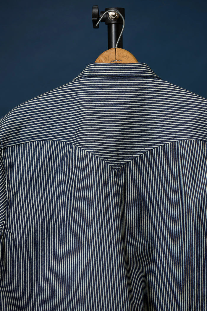 Makers Chore Coat in Indigo Stripe