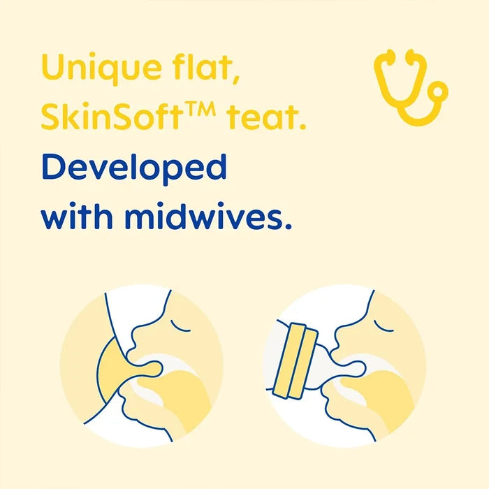 MAM Skin Soft Silicon Fast Flow Teats Size 3 4 Months+