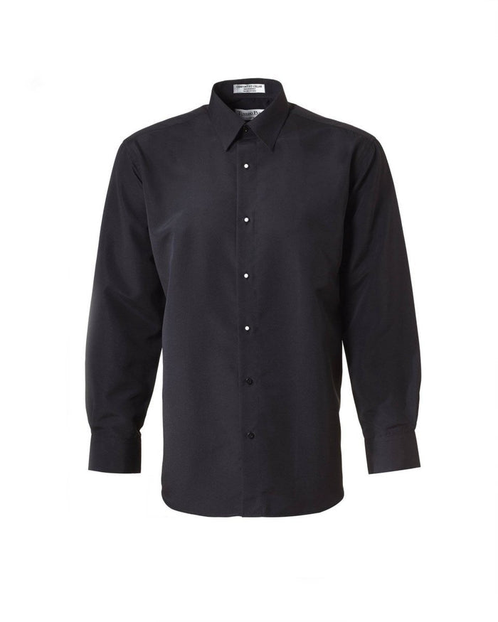 Men's Slim Fit Microfiber Tuxedo Shirts - Plain Front - Tuxgear