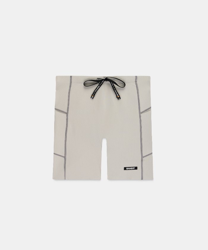 Men's Striped Cadence™ Half Tights - Plaster / Slate