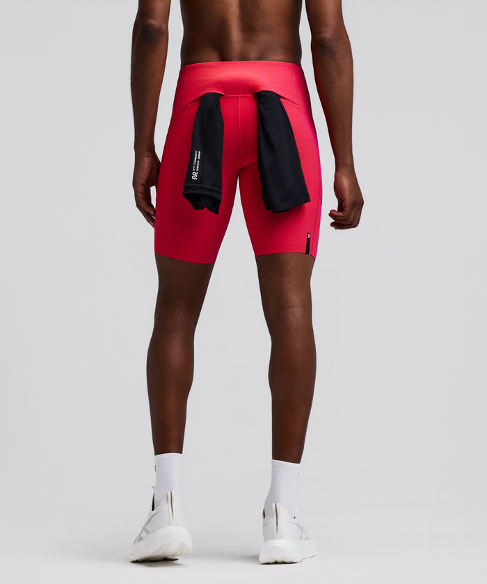 Men's Striped Cadence™ Half Tights - Poppy / Azalea