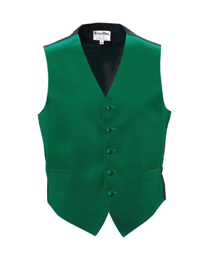 Men's Tuxedo Vest Fullback with Bow Tie - Bold Colors - Tuxgear