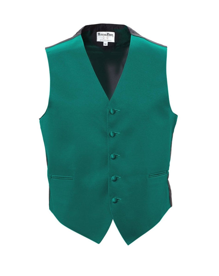 Men's Tuxedo Vest Fullback with Bow Tie - Bold Colors - Tuxgear