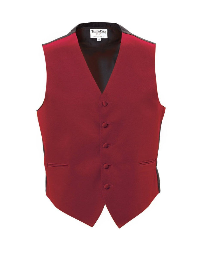 Men's Tuxedo Vest Fullback with Bow Tie - Bold Colors - Tuxgear