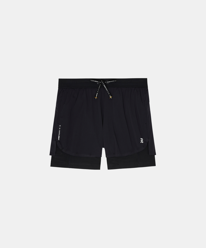 Men's Vento™ 2-In-1 Run Short - Black