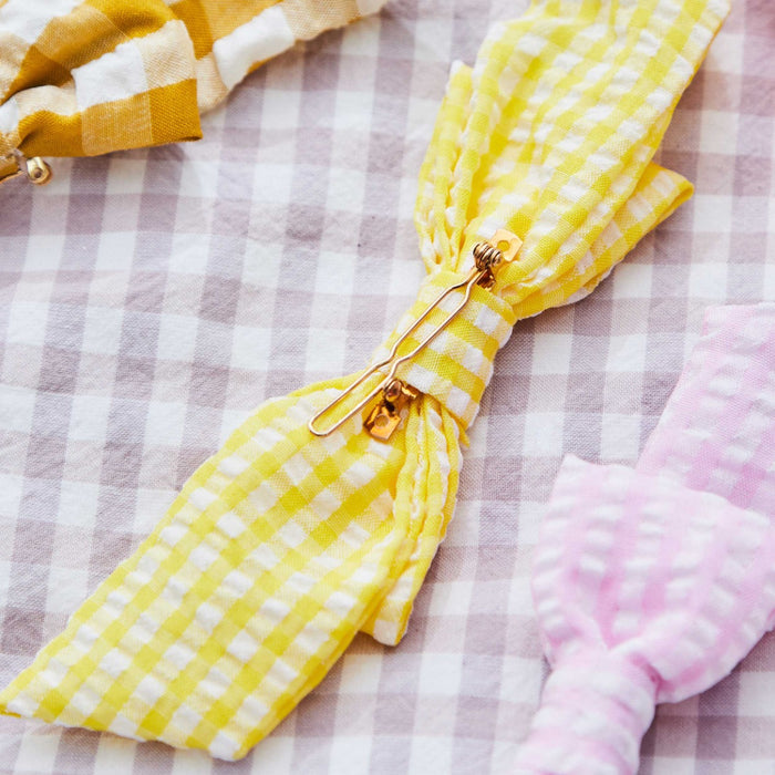 Meri Meri Gingham Bows Hair Clips