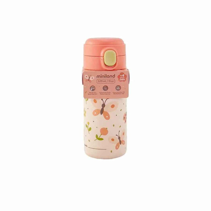 Miniland® Termo steklenička iz nerjavečega jekla 320ml Butterfly Miniland