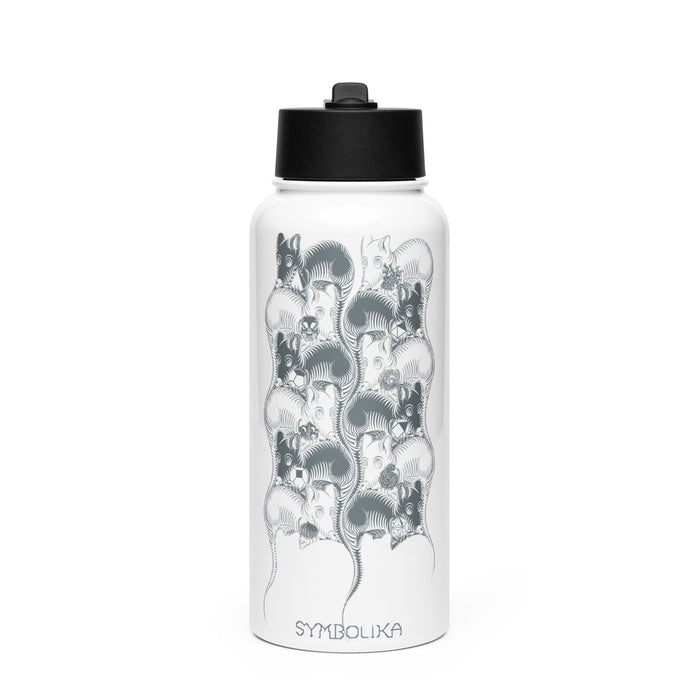 Mouse Trap Water Bottle — visionary art by Symbolika