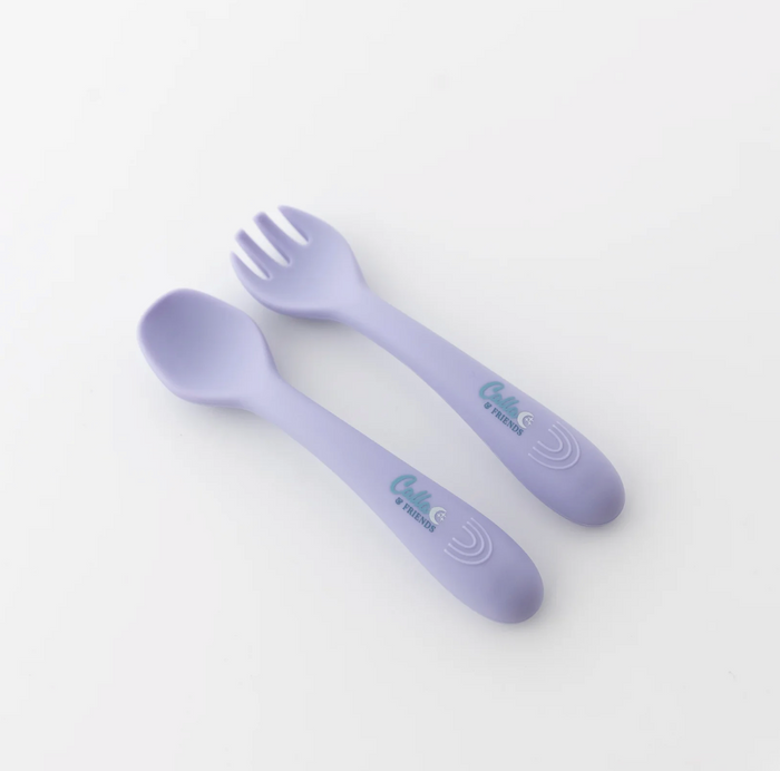 My First Silicone Utensils - Lilac