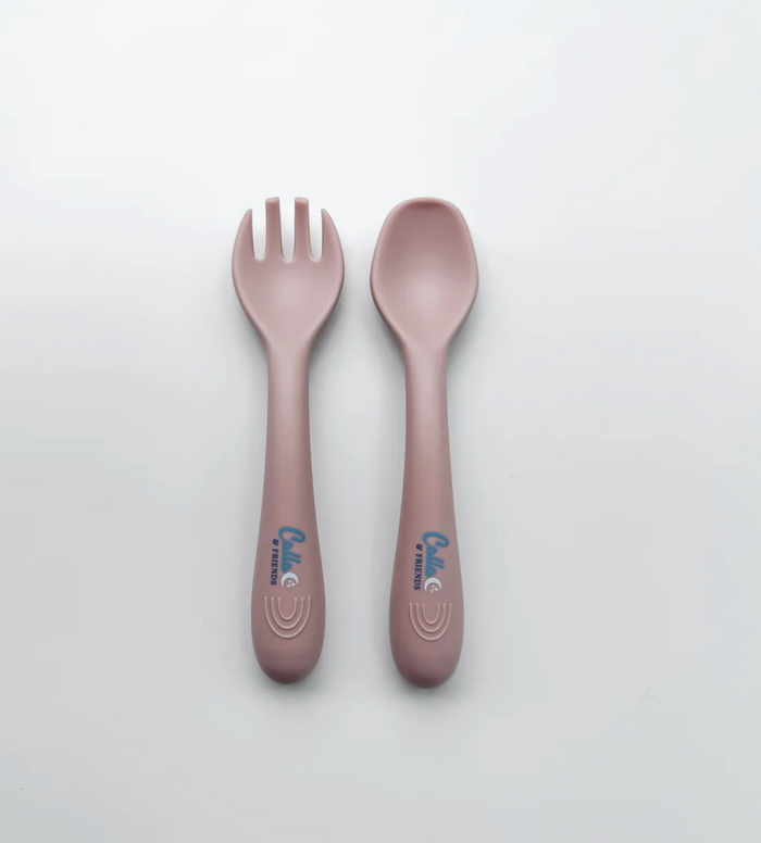 My First Silicone Utensils - Petal Pink