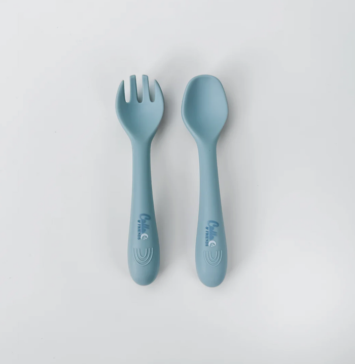 My First Silicone Utensils - Powder Blue