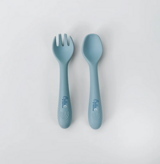 My First Silicone Utensils - Powder Blue