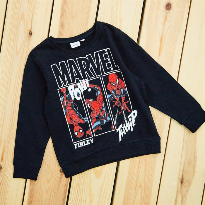 Name It Personalised Spider-Man Sweatshirt