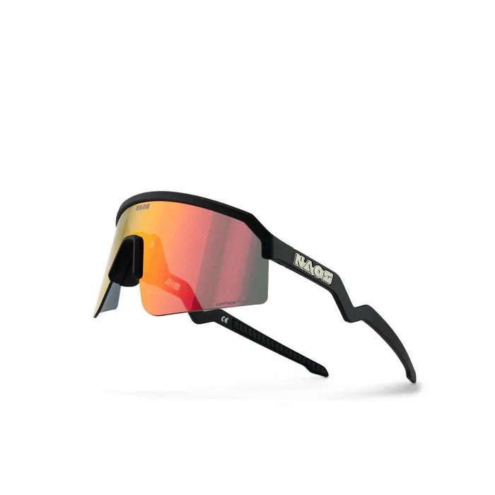 Naos | Ziris Sportbril | Matte Black / Black/Red