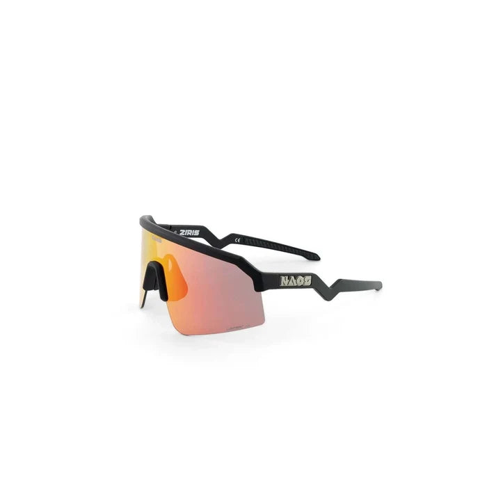Naos | Ziris Sportbril | Matte Black / Black/Red