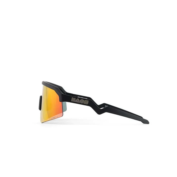 Naos | Ziris Sportbril | Matte Black / Black/Red