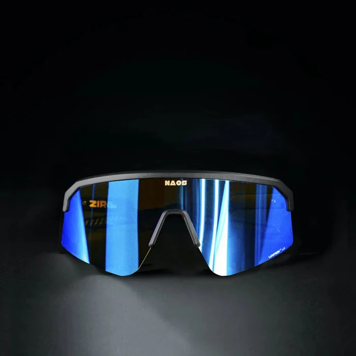 Naos | Ziris Sportbril | Matte Black / Blue Naos
