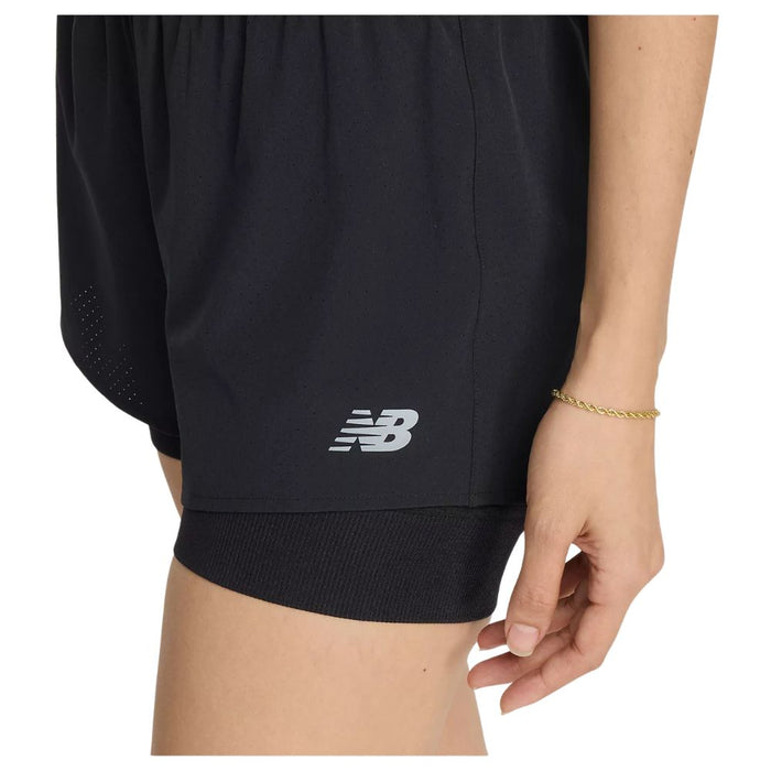 New Balance | RC 2-in-1 Short 3" | Dames | Black